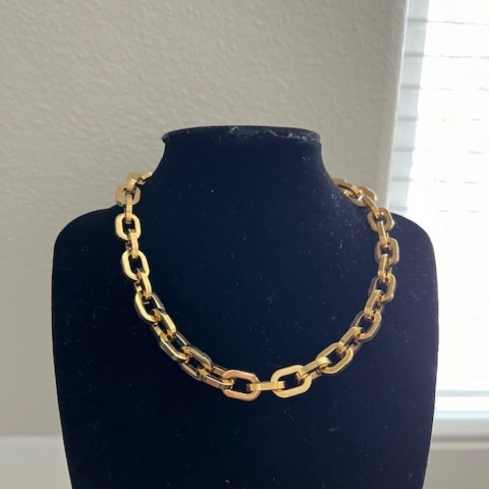 Saint Laurent Cable Link Necklace